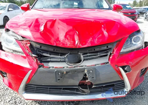 2016 Lexus Ct 200H из США, поврежденный, VIN JTHKD5BHXG2264904